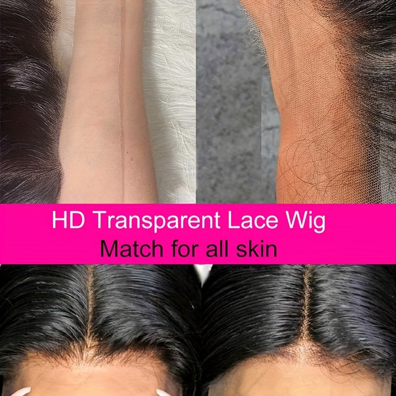 99J Burgundy HD Lace Front Human Hair Wig - Glueless 13x4 Pre-Plucked Body Wave 200% Density Wine Red Costume Wig for Women, Wear & Go Party & Holiday Hair, Wig Accessories